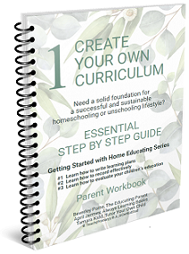 let experienced home educators Beverley, Tamara and April walk you through HOW to create a learning plan that builds on solid foundations that works for YOUR family AND ticks all the boxes for home educaton registration with part 1 of this getting started with home educating serioes of parent workbooks, Create Your Own Curriculum!