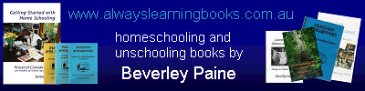 Stocking all of Beverley Paine's, the educating parent's, books!